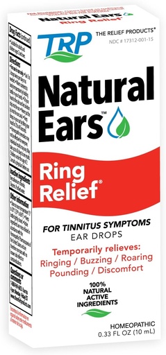 [BRSWICQEOEDR4ED6] The Relief Products Ring Relief Ear Drops Formula - 100% Natural Active Ingredients Tinnitus Relief for Ringing Ears - 0.33 Fl. Oz.