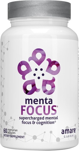 [BRSRAYY3B4HQ2HL4] Amare Global MentaFocus® Supercharged Mental Focus and Congnition Supplement, 60 Capsules
