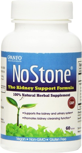 [BRSWIZYADEOAG3YZ] Products No-Stone Supplements, 60 Count