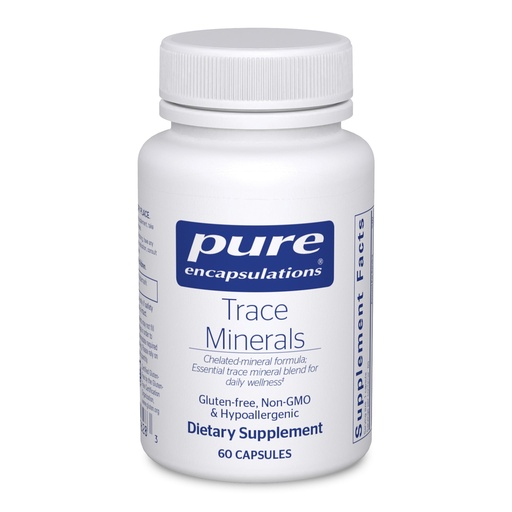 [BRSWIB32OQFAGH3K] Pure Encapsulations Trace Minerals - Multimineral Supplement - Mineral Supplement - Supports Metabolism & Cellular Function* - Gluten Free & Vegan - 60 Capsules