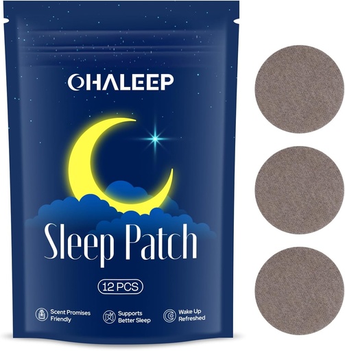 [BRSRAAIDOJ7WYEI7] Sleep Patch Portable and Comfortable, Sleep Patches for Adults Extra Strength Wake Up Refreshed, 12 Patches