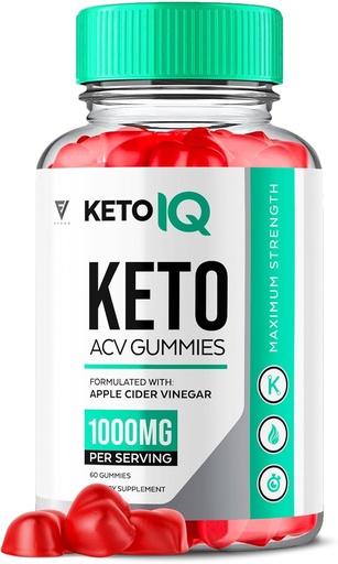 [BRSROBI5BUDW23Y2] Keto IQ ACV Gummies, Keto IQ Keto ACV Gummies Advanced Weight Loss Vitamin Supplement för Män Kvinnor, KetoIQ Keto IQ Gummy Apple Cider Vinegar Formel 1000MG Keto + Folic Acid Beet Root (60 Gummies)