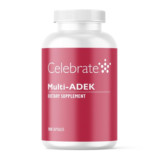 [BRSWKH33AIORWGTM] Celebrate Vitamins Multi ADEK, Iron Free – Daily Bariatric Multivitamin, High Level of Vitamins A, D, E, K & B12 for Duodenal Switch Surgery Patients (180 Capsules)