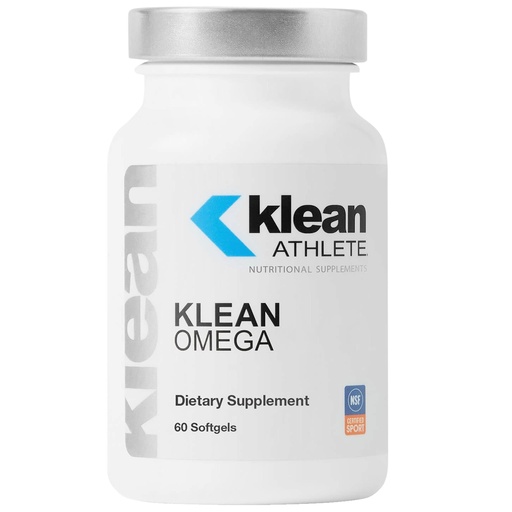 [BRSWIFI2CEBRWDA3] Klean Athlete Klean Omega | Pure Fish Oil in Triglyceride Form to Support Cardiovascular, Neurological and Joint Health | NSF Certified for Sport | 60 Softgels