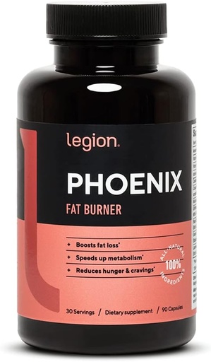 [BRSWYBATCAIAIF35] LEGION Phoenix Thermogenic Fat Burners & Weightloss Pills - 30 Serving, 90 Kapsule (Caffeine)