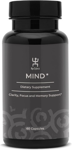 [BRSRMHYOC4AR4EL5] Nuraxi Mind | Brain Formula | Nutritional Supplement | Natural Food Ingredients | Brain Health Vitamins | Sardinian Long Life With Pure Supplements | Focus & Memory Boost - 60 ct