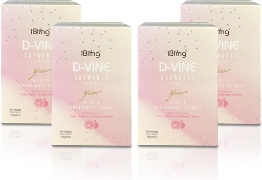 [BRSRMEAPAQJRUCLG] D-Vine grenade avec le tripeptide de collagène, 60 comprimés. Haut Antioxydants Inverser instantanément le panneau de vieillissement, Anti rides, Fine Lines, Dark Sport. 4 bouteilles