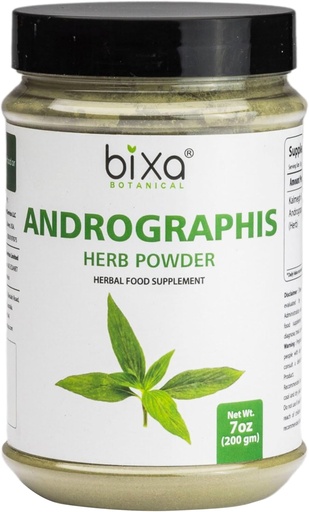 [BRSWKH3YBB7GG2AU] bixa BOTANICAL Andrographis Powder 200 Grams 7 OZ | Andrographis Paniculata | Bitter Herb Kalmegh | Herbal Supplement Natural Liver Tonic | Ayurvedic herb for Digest toxins