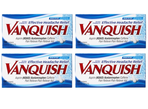 [BRSWKGYBOYIWKYDK] Vanquish Extra Strength Pain Reliever Caplets, 4 Count