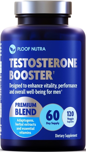 [BRSRAGQ6AF5RQCAY] Testosterone Booster Supplement for Men - Male Enhancing Test Boost - Ashwagandha, Tongkat Ali, Rhodiola, Tribulus, Vitamin D3, B6, B12 - Workout, Muscle Builder, Strength, Energy, Performance - 120ct