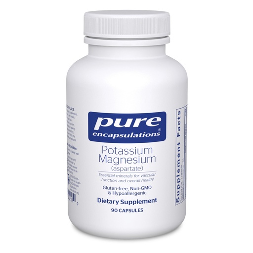 [BRSWIY36A56RAEQ7] Pure Encapsulations Potassium Magnesium (Aspartate) | Supplement to Support Heart, Muscular, Bone, and Nerve Health* | 90 Capsules