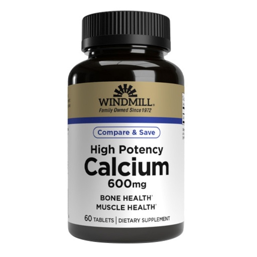 [BRSWIYY7PIPAGA3G] Windmill Calcium Carbonate 600MG - 60 Tablets