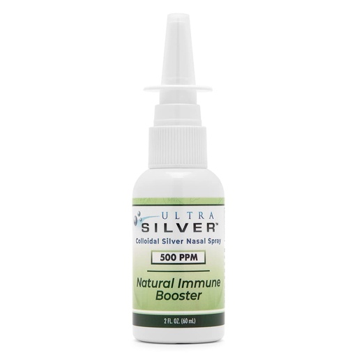 [BRSRMC32BYFBOELV] Ultra Silver ® Colloidal Silver Nasal Spray – Fine Mist Nasal Spray for Daily Nasal Cleansing & Moisturizing, Supports Sinus Comfort & Dryness Relief, 500 PPM, 2 fl oz (59 mL)