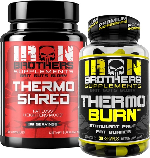 [BRSRMYDROZYB6236] Thermogenic Fat Burners & Stimulant Free Fat Burner Bundle for Men/Women | Strong Appetite Suppressant for Weight Loss Management | Metabolism Booster | Belly Fat Burner | Keto Pills |