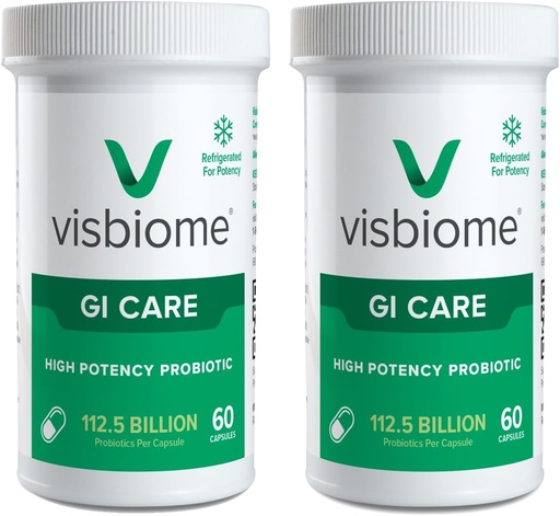 [BRSWECQNAEGW2DIU] Visbiome® GI Care - High Potency Probiotic - 112.5 Billion CFU Live Probiotics, Original De Simone Formulation, Made in USA, 120 Capsules.