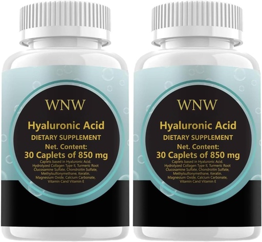 [BRSRAADYOYOQKCL3] New Hyaluronic-Acid 30 Caplets 850 mg (2PCS)