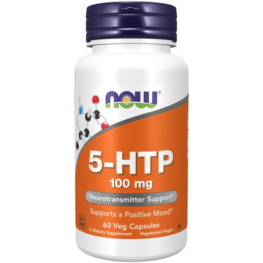 [BRSWIY32BQIRM3AV] Now Foods 5 - HTP 100 Mg Neurotransmitter Support Capsules - 60 Veg Capsules