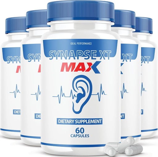 [BRSW2CQEO4DW2AL2] IDEAL PERFORMANCE (5 Pack) Synapse XT Max Tinnitus Supplement Pro Premium Relief Pills (300 Capsules)