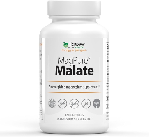 [BRSWECQ6BMCRGA3X] 지그saw Health MagPure Malate | 프리미엄 마그네슘 말레이트 캡슐 | 120 인분