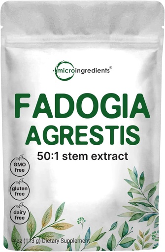 [BRSRMYD3C5YWYC3F] Fadogia Agrestis 600mg Per Serving, 50:1 Extract Powder, 4 Ounce, Highly Purified and Bioavailable, USA Third Party Tested, Maximum Strength, No Filler, No Additives, Non-GMO & No Gluten