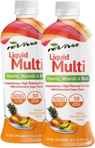 [BRSW2BA3O4PGKDI2] ReViva Liquid Multivitamin Twin Pack
