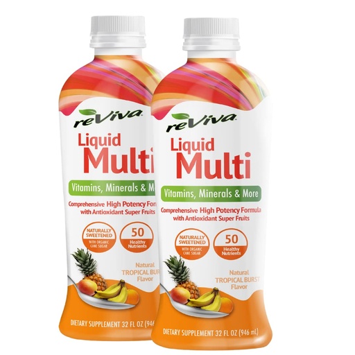 [BRSW2BA3O4PGKDI2] ReViva Liquid Multivitamin Twin Pack