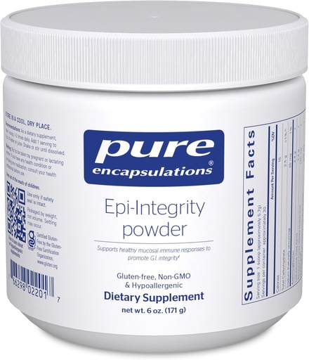 [BRSWGBIDCQJQI2Y4] Pure Encapsulations Epi-Integrity Powder | G.I. Integrity를 홍보하기 위한 건강한 Mucosal Immune 응답 지원 | 6개 온스