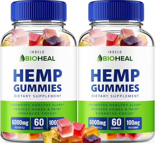 [BRSROC3QOF5QMHIU] BioHeal Hemp Gummies - with Hemp Seed Extract Bio Heal Hemp Gummies Tinnitus Herbal Supplement, Health and Wellness Support, All Natual Hemp Gummy Advanced Formula (2 Pack - 120 Gummies)