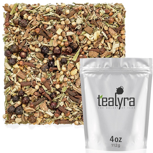 [BRSWGZYBO4HGADI3] Tealyra - Blood Cleanser Tea - Wellness Detox - Health Tonic - Dandelion - Ginger - Loose Leaf Herbal Tea - Natural Cleanse - Diuretic Tea - Caffeine-Free - 112g (4-ounce)