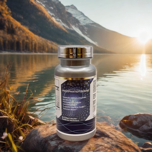 [BRSRAYICC4BW22DH] PHOSPHATIDYLSERINE Brain Booster Focus Supplement, 1 Count (Pack of 1), Purple