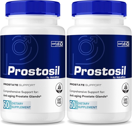 [BRSRA2YQA4HAA337] (2 balenia) Prostosil kapsuly, All Natural Formula for Prostate Health Support, Maximálna sila bylinné doplnok pre kontrolu a celkové zdravie, Prosto sil vitamínové pilulky oficiálne preskúmanie (120 kapsuly)