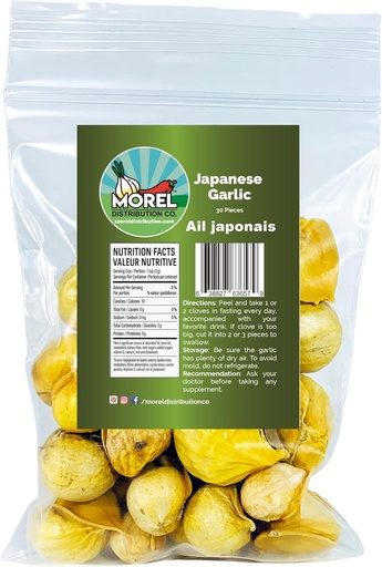 [BRSWK236BJ6AA2LK] Bawang putih Jepang / / AJO Japones (100% Natural!!) Pilih Nilai per Tas: (30-60- 150- 250- 400) (30)