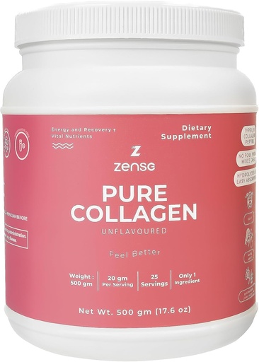 [BRSROFI3OEIGOD37] Hydrolyzed Collagen Powder for Women & Men, Organic Collagen Peptides Powder, Type I & III Bovine Collagen – High Protein, Pure Collagen Content, Additive-Free - Colágeno Hidrolizado for Women (500 g)