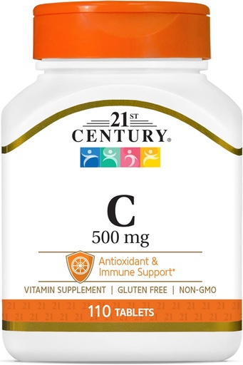 [BRSWIY37OUDRC3I3] 21st Century C 500 Mg Tablets, 110 Count (Pack of 3)