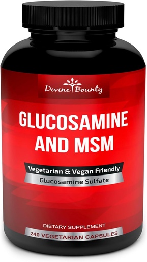 [BRSWKYD7DEHWIGY5] Phụ Bounty Glucosamine Sulfate ( 2.000mg cho mỗi dịch vụ) với kẹo dẻo MM - 240 cốc rau nhỏ - Không cá hồi hay chất kích thích