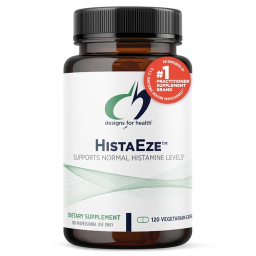 [BRSWIYIQAYOGA2TO] Designs for Health HistaEze - Quercetin with Stinging Nettle Extract, Luteolin + Vitamin C - Designed to Help Promote Normal Histamine Levels - Non-GMO Supplement (120 Capsules)