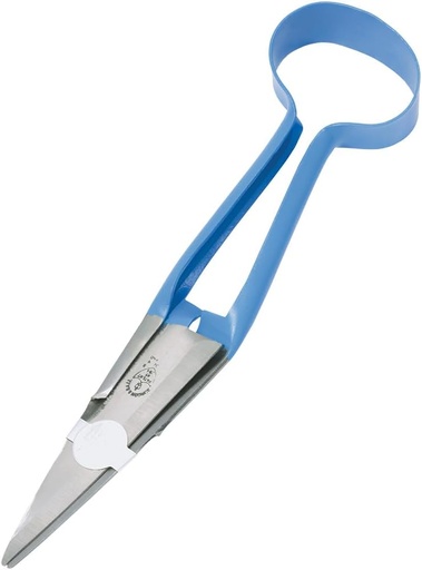 [BRSROZIKDMBAE232] Bent Hand Shear for Wool Sheep & Livestock - 5.5" Blade - Blue
