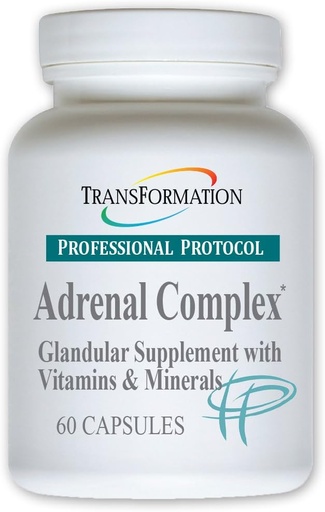 [BRSWIFYDCMMRS2YV] TRANSFORMATION THE GENESIS OF GOOD HEALTH Enzymes Adrenal Complex - 60 Capsules - Synergistic Formulation of Herbs & Vitamins to Support a Healthy Endocrine System