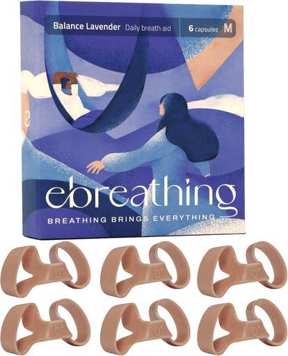 [BRSRMCTQAV7RSCA2] Soft Nasal Dilator for Improved Nasal Breathing (Balance Lavender) - Nasal Decongestant, Balance Lavender Nasal Dilators – Comfortable Than Other Nasal Dilators (Small)