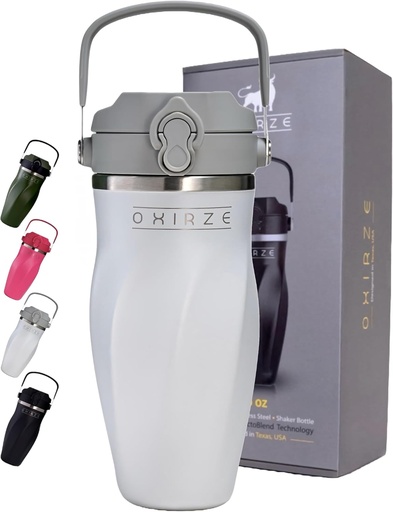 [BRSRAGTQCAFQEHIU] Protember Proten mimes – Wall Stainless Steel, for shakes, fluffies, cocklies – leak-Proof, 26oz, คอปเปอร์-ined Blender cup, BPA-free no Mining Tool, (Arctic Pail)