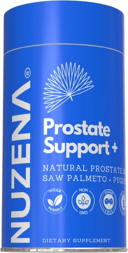 [BRSWGAYPOEPBSGQ4] Nuzena Prostate Support +, Advanced Formula with Saw Palmetto, Juniper Berries and Quercetin Extracts to Help Men Support an Enlarged Prostate, Made in USA (60 Capsules)