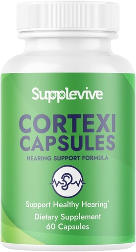[BRSROHYLDENROELX] Cortexi 听力支持公式 - 环耳耳的耳丁尼图斯救济,Tinnitus 补充和听力维他命帮助安静噪音,安全自然,60个卡普尔(1)
