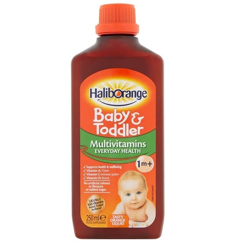 [BRSWIBY3CEGQAA3U] (2 Pack) - Haliborange - Baby and Toddler Liquid | 250ml | 2 Pack Bundle