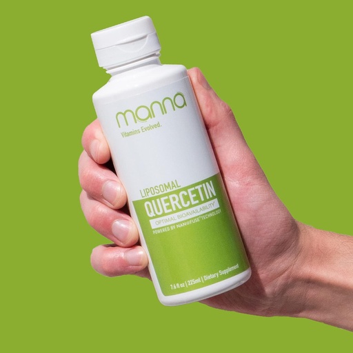 [BRSRMGQPAQPBEHLZ] Manna Vitamins Evolved Liposomal Quercetin – High Absorption Seasonal Immune & Joint Support Supplement – Heart Health & Antioxidants for Healthy Aging – Non-GMO, Vegan