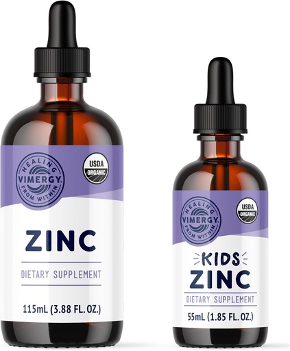 [BRSROCAOAFYAIYD2] Vimergy Zinc (115mL) and Kids Zinc (55mL) - Bundle