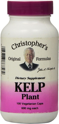 [BRSWIYQYAEOBE23K] Dr Christopher's Formula Kelp Plant, 100 Count