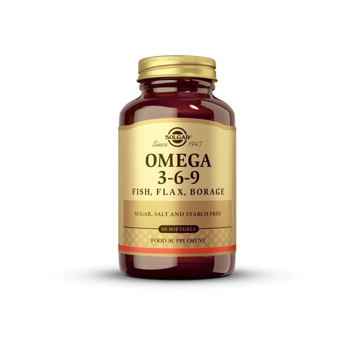 [BRSWIYQHBJ7QGELI] EFA 1300mg Omega 3-6-9 Solgar 60 Softgel
