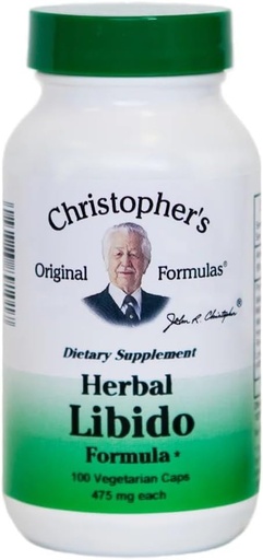 [BRSWIZQMBANW2EY7] Fórmulas originales de Christopher Herbal Libido 100 VegCap