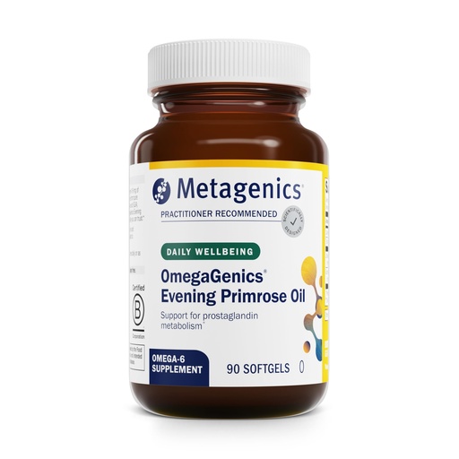 [BRSWIYYMAAPRGGQZ] Metagenics OmegaGenics Evening Primrose Oil - 419 mg Omega-6 with 50 mg GLA - Supports Skin, Hormonal, PMS, Menopause & Immune Health* - Non-GMO, Gluten-Free - GMP Certified Facility - 90 Softgels