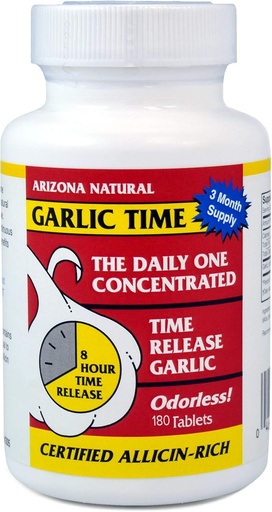 [BRSWIY37BF4R22L4] Resource Garlic Time, 180 Count